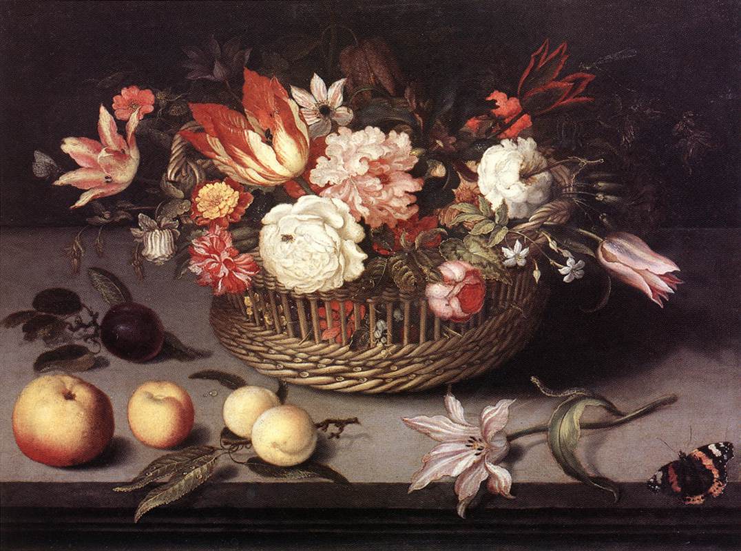 Basket of Flowers gh
